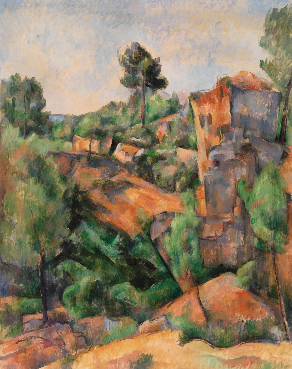 Bibemus Quarry, ca. 1895 (olje på lerret) av Paul Cézanne