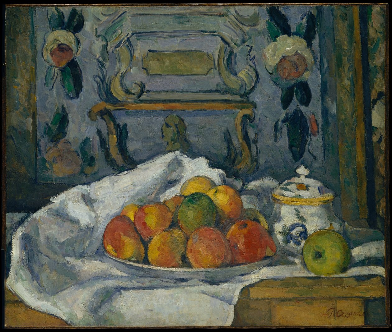 Fat med epler av Paul Cézanne