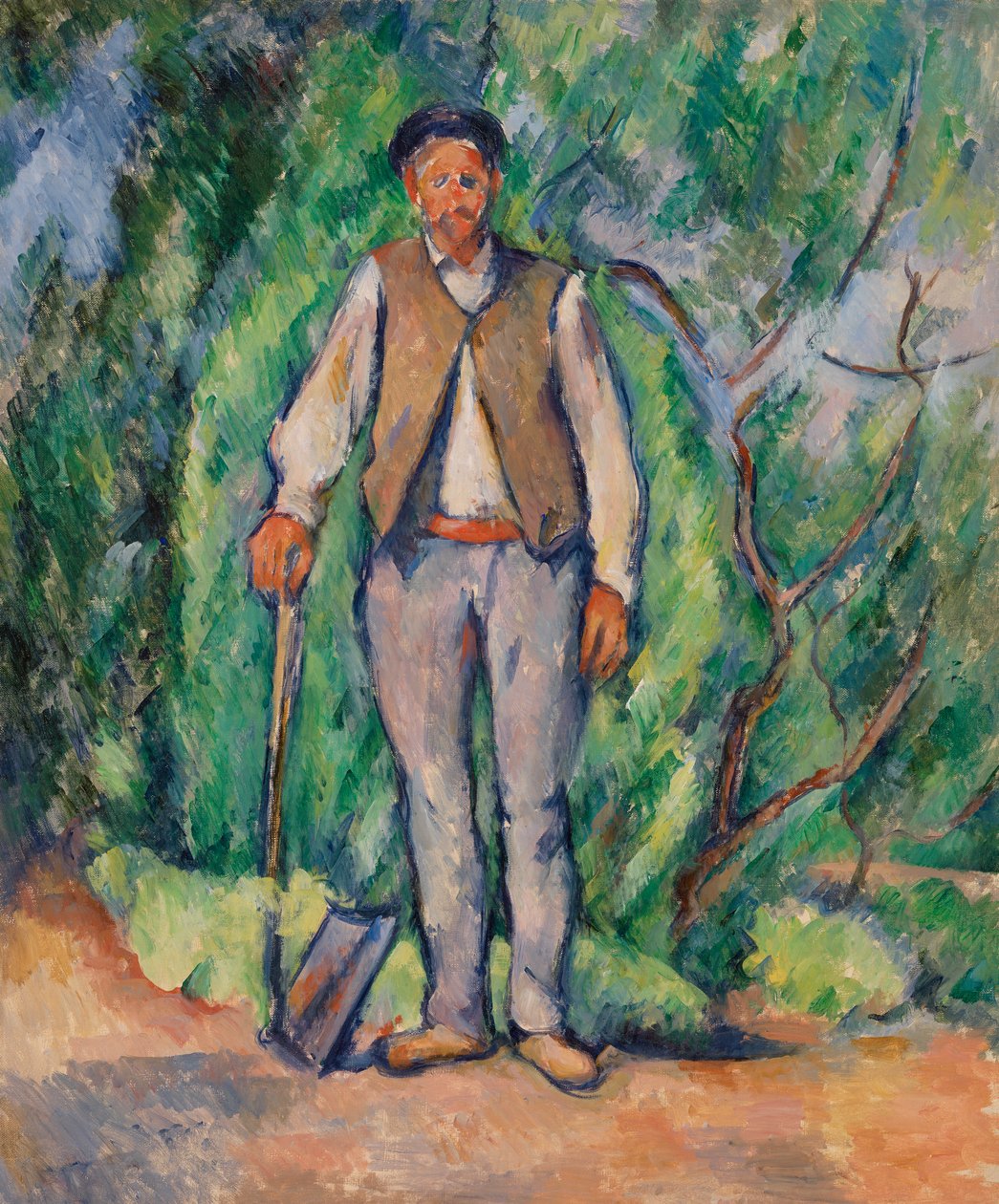 Gartner (olje på lerret) av Paul Cézanne