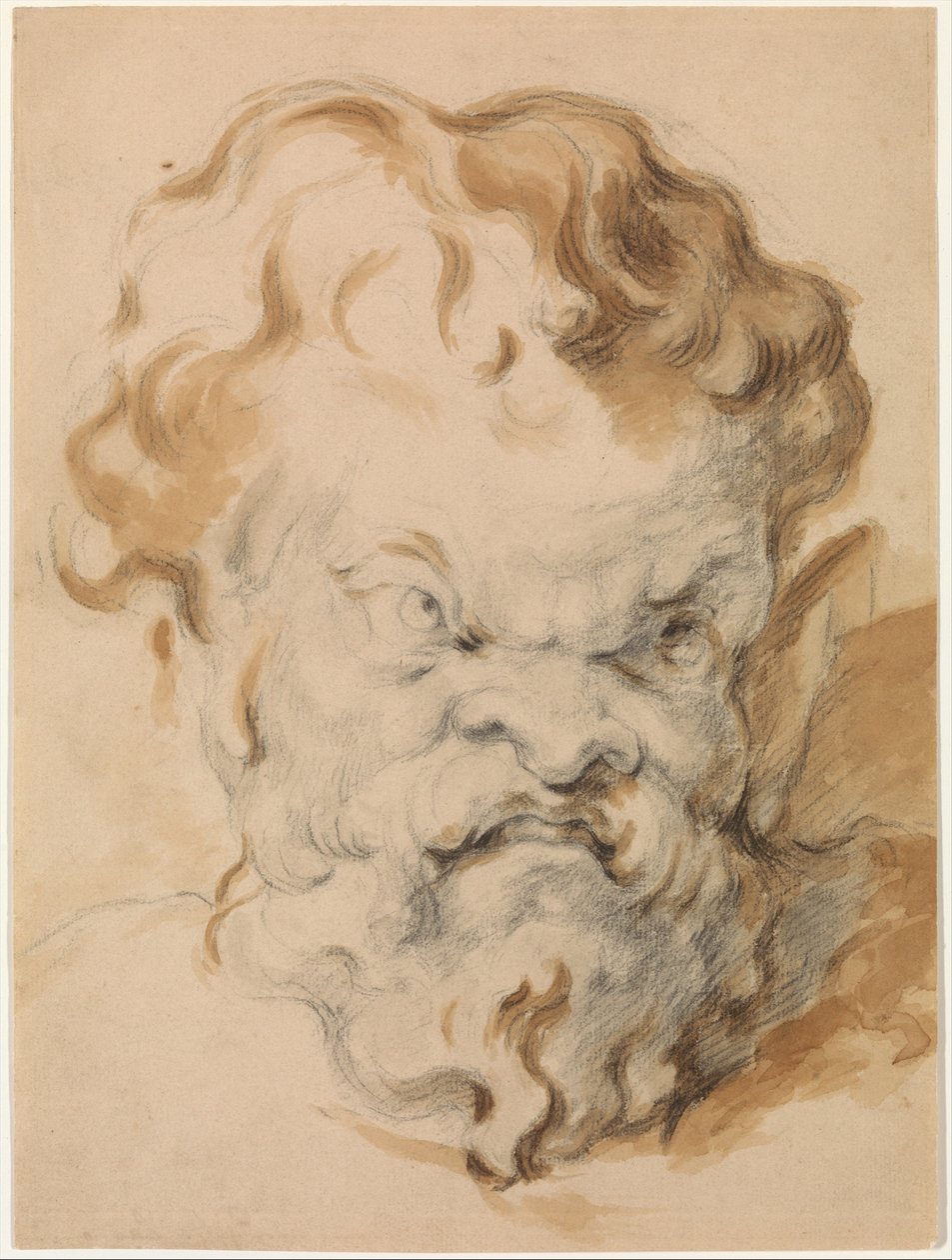 Leder for Silenus av Paul Cézanne