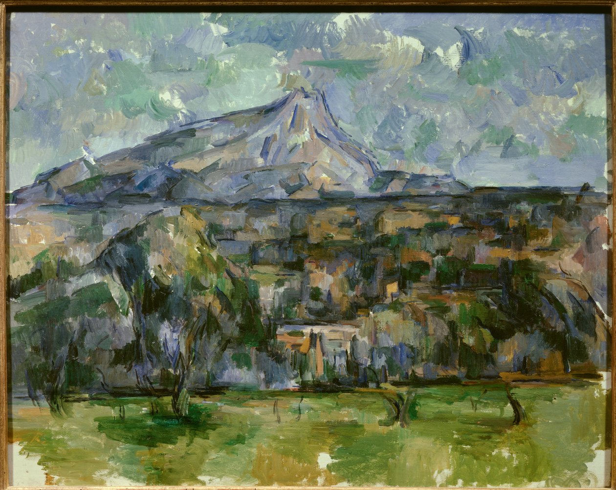 Hellige Seiersfjell. Maleri av Paul Cezanne (1839-1906) av Paul Cézanne
