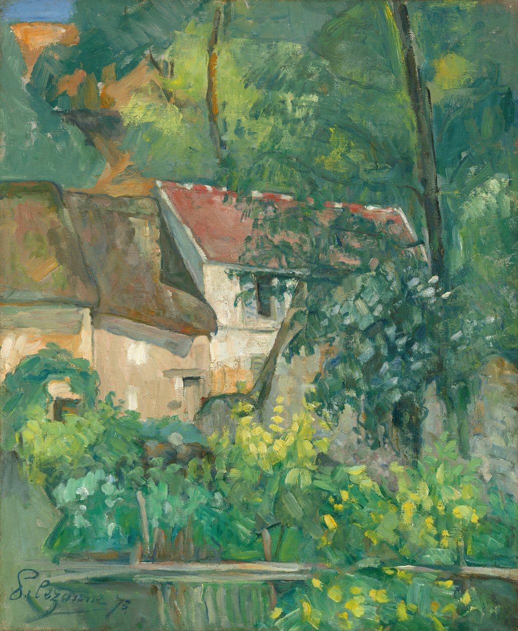 Huset til Pere Lacroix av Paul Cézanne