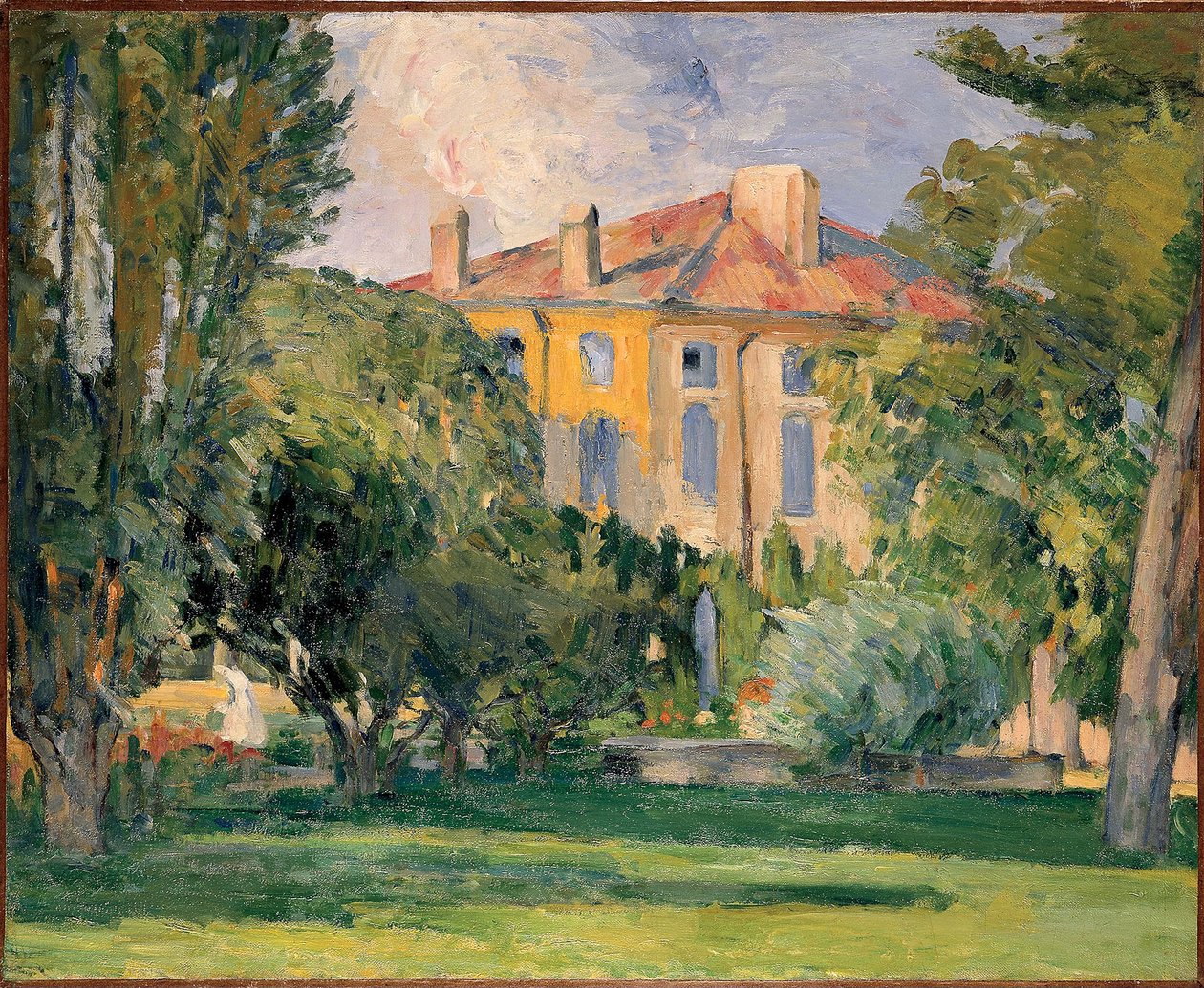 The House of Jas de Bouffan av Cezanne, Paul (1839-1906). Olje på lerret, størrelse: 59x71 av Paul Cézanne