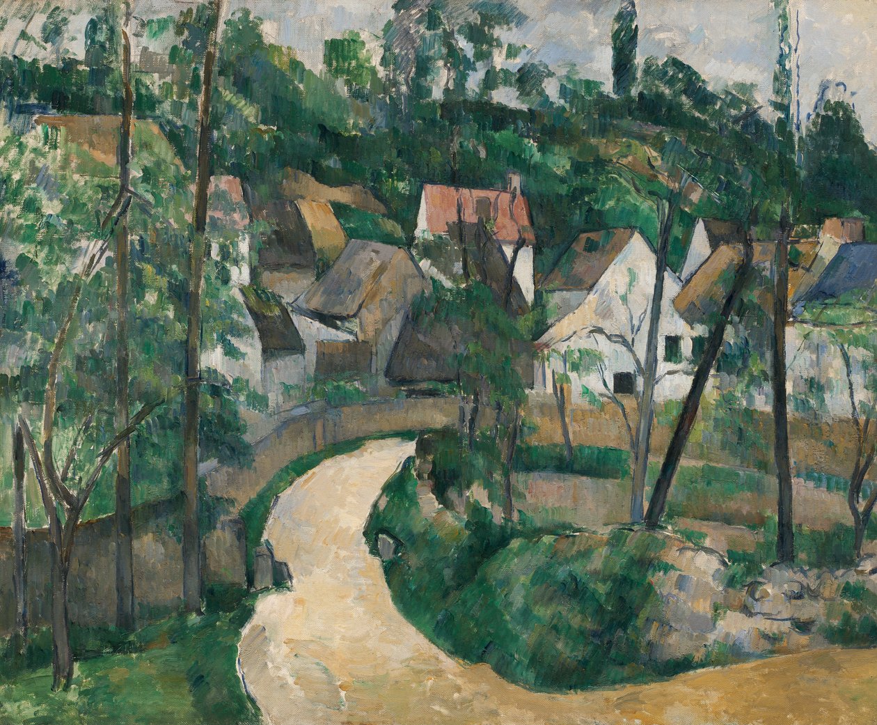 Den svingete veien av Paul Cézanne