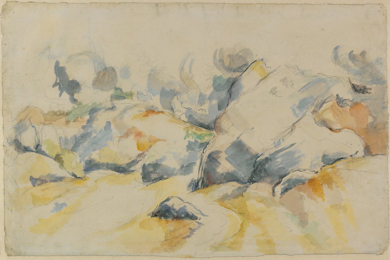 Landskap av Paul Cézanne
