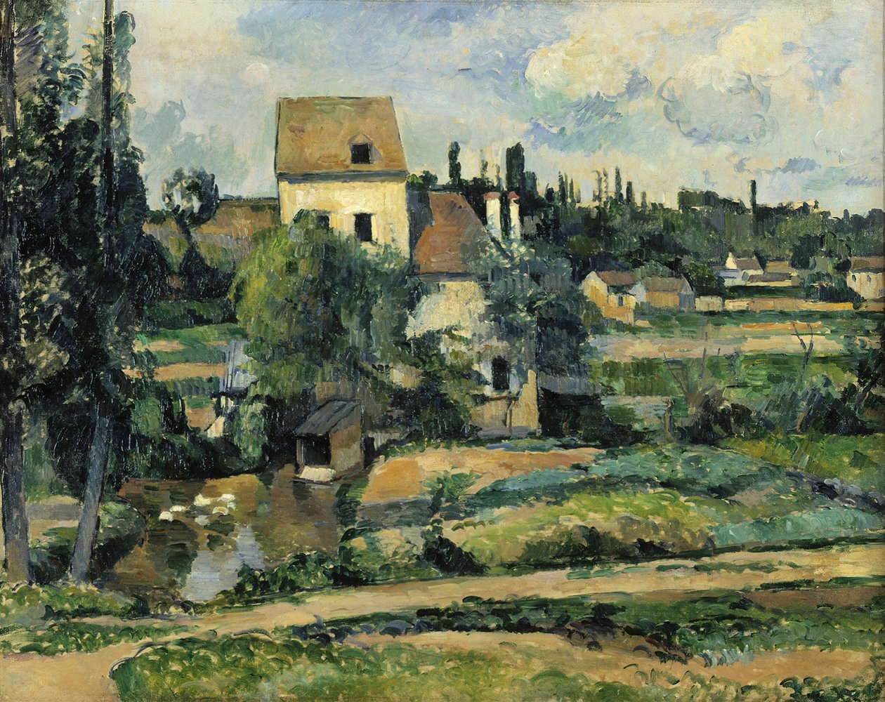 Møllen ved Couleuvre i Pontoise av Paul Cézanne