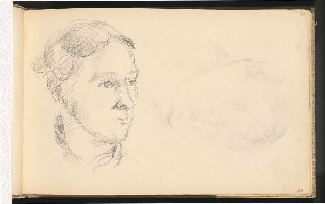Madame Cézanne av Paul Cézanne