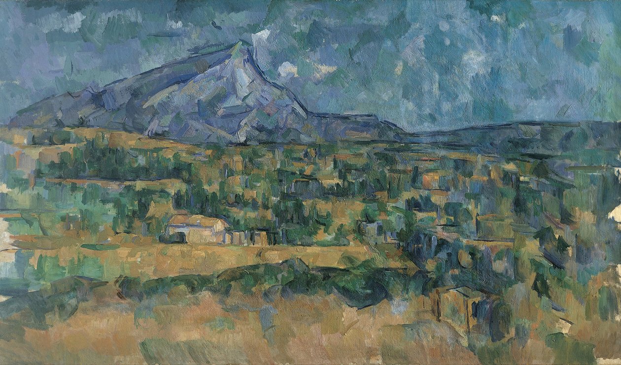 Mont Sainte-Victoire, ca. 1902-06 (olje på lerret) av Paul Cézanne