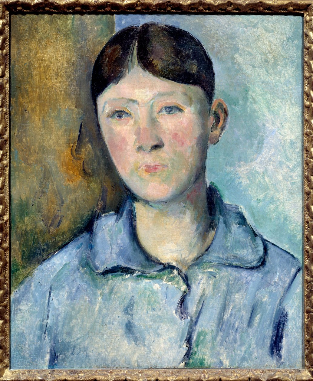 Portrett av Madame Cezanne (nee Hortense Fiquet av Paul Cézanne