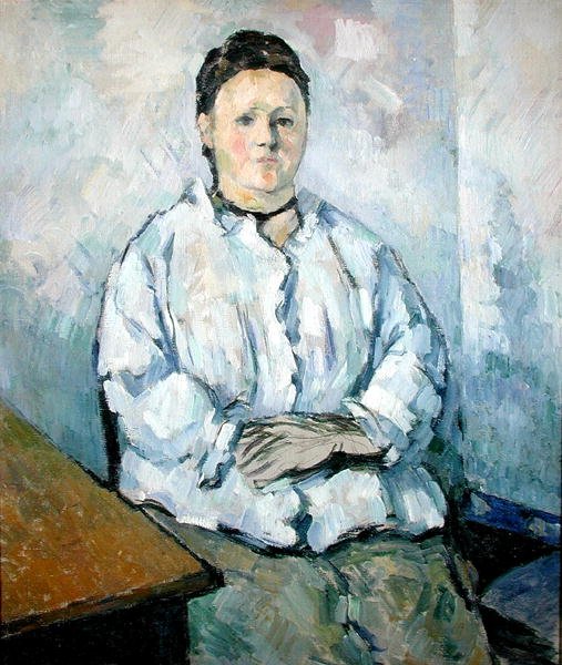 Portrett av Madame Cezanne, ca. 1880-85 (olje på lerret) av Paul Cézanne
