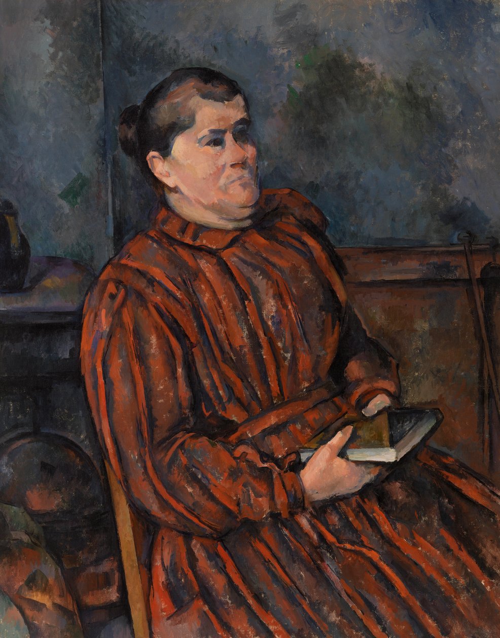Portrett av en kvinne av Paul Cézanne