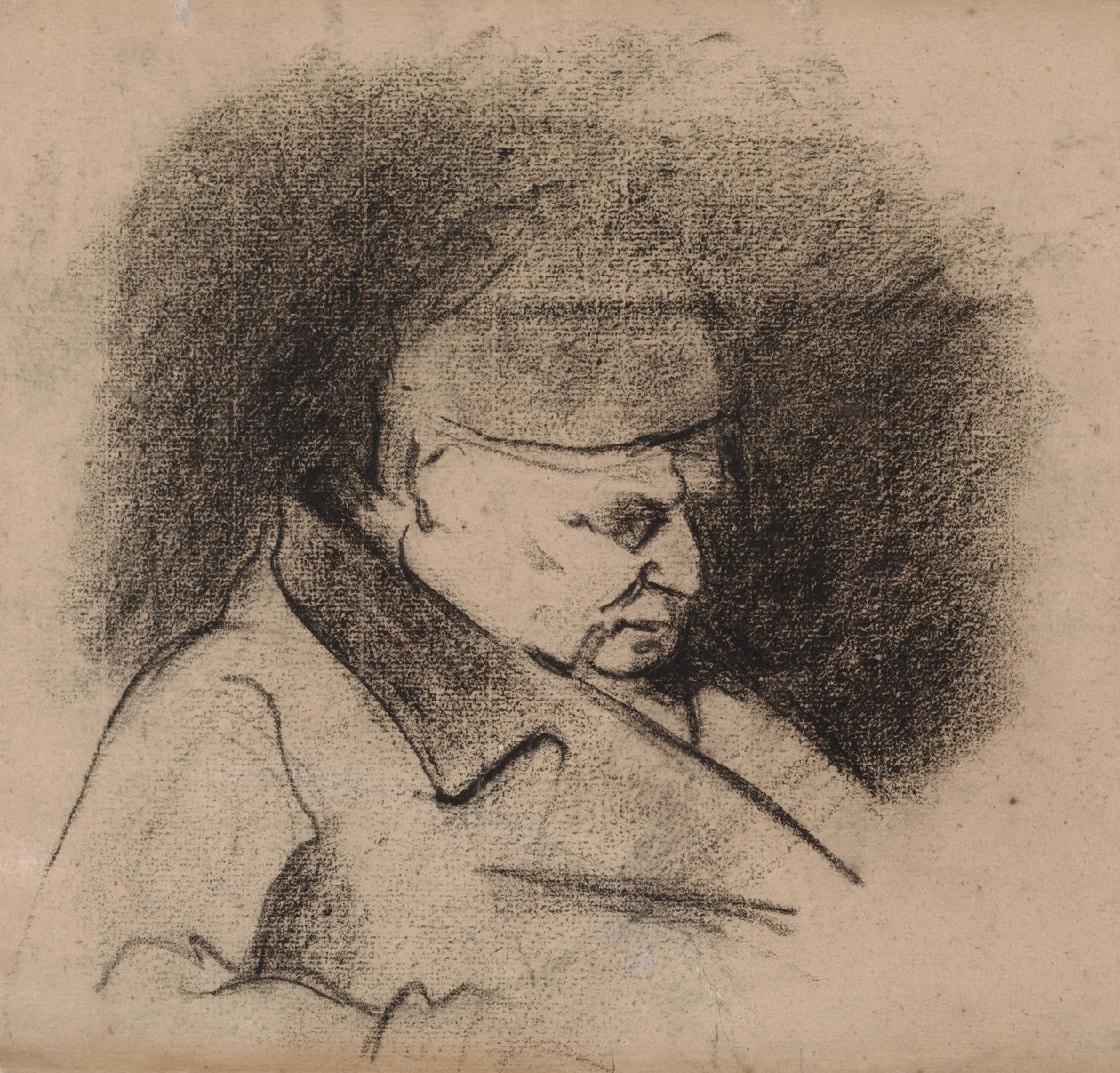 Portrett av kunstnerens far av Paul Cézanne