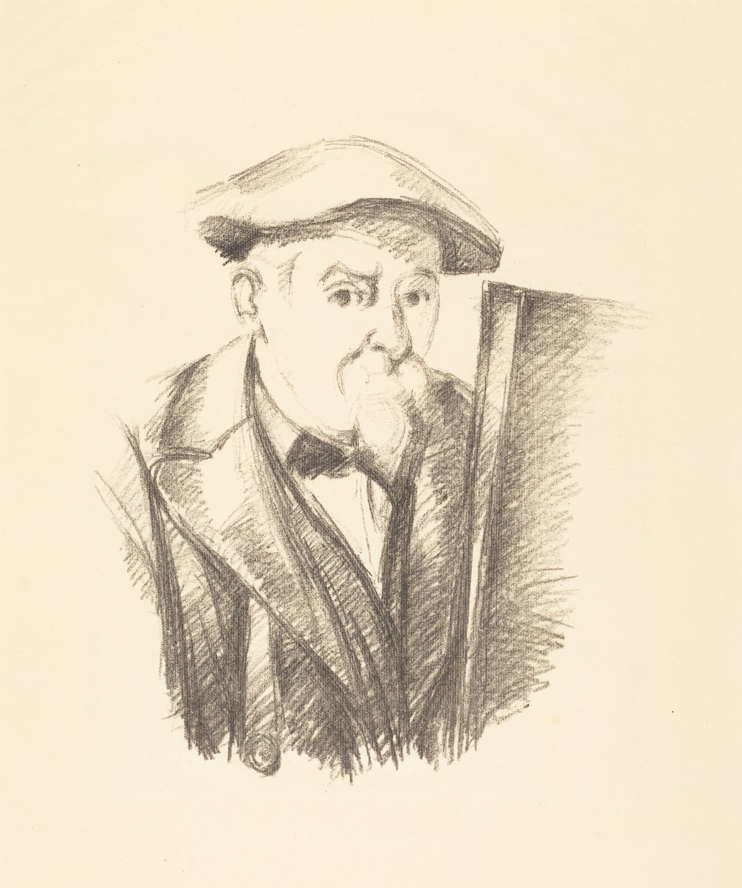 Selvportrett av Paul Cézanne