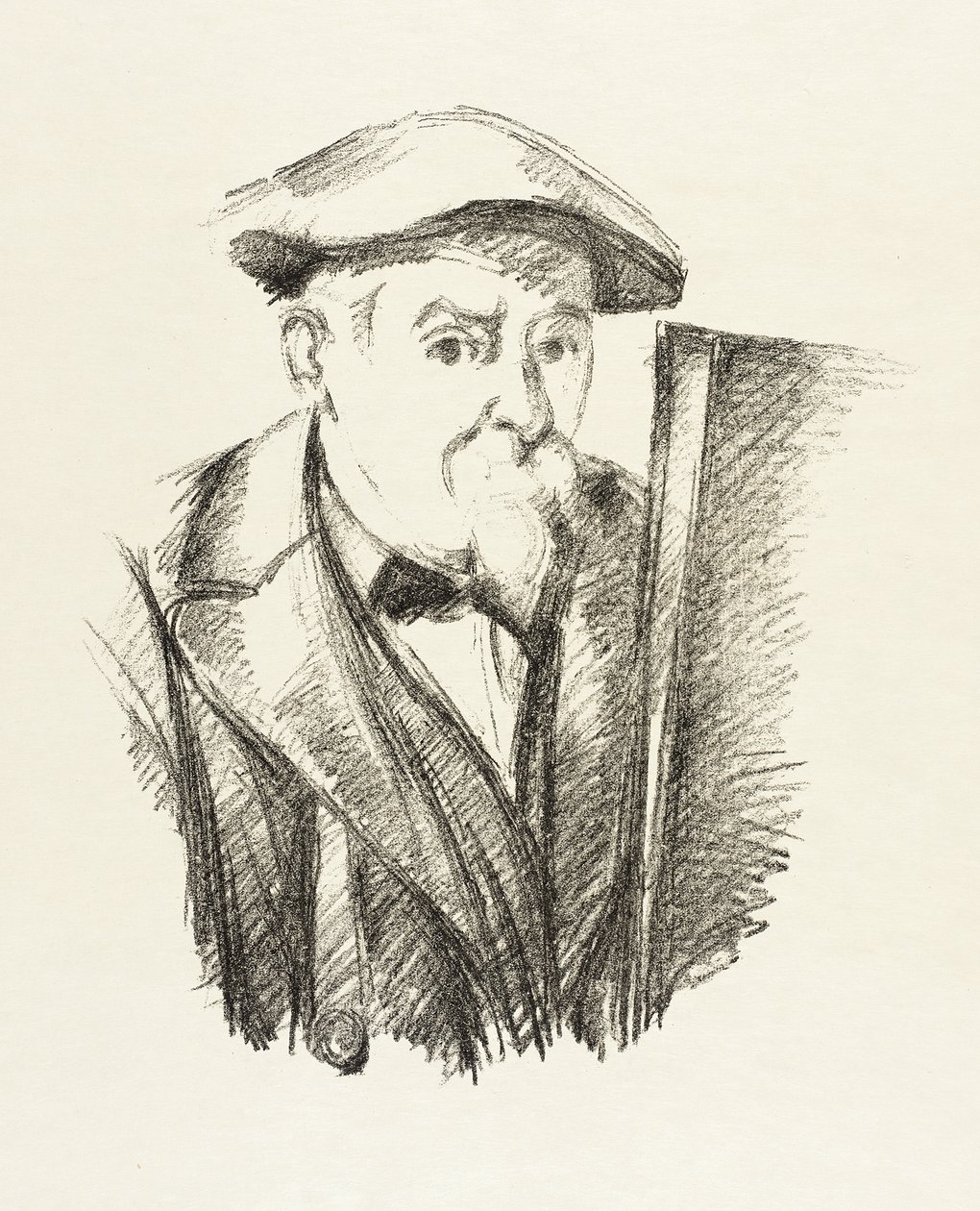 Selvportrett av Paul Cézanne