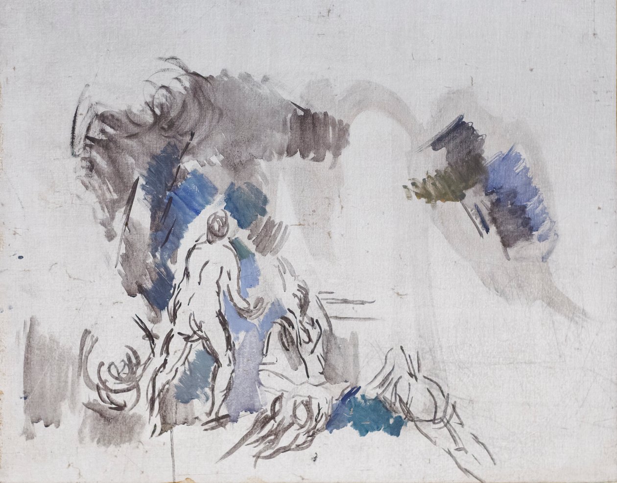 Skisse av badende av Paul Cézanne