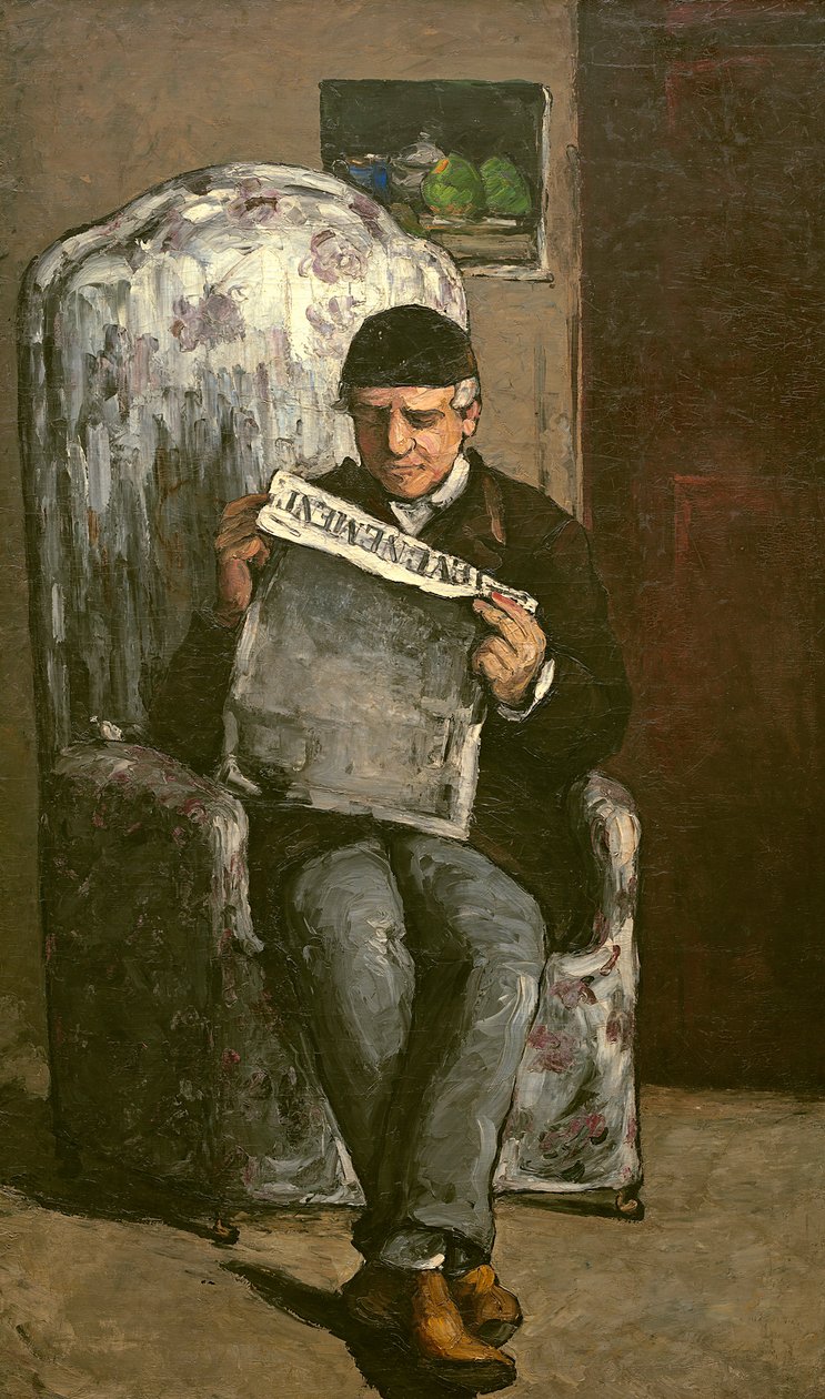 Kunstnerens far, leser "L