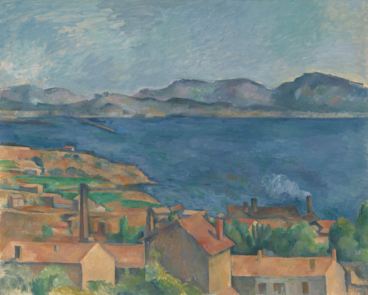 Marseillebukten, sett fra L#39;Estaque av Paul Cézanne