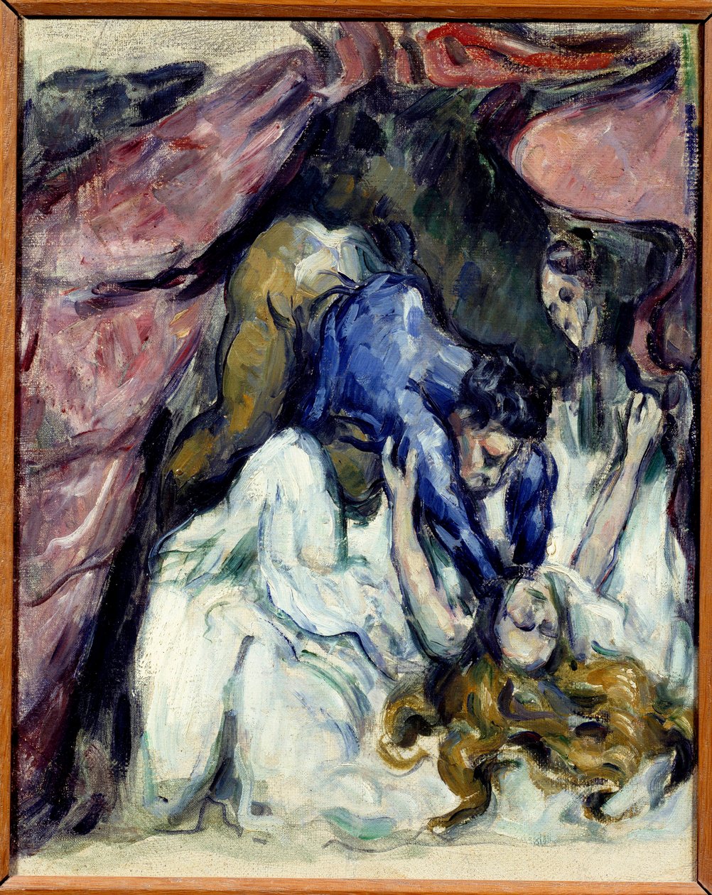 The Foreign Woman Painting av Paul Cezanne (1839-1906) 1870 Søn. 0,31x0,25 m Paris, musee d'Orsay av Paul Cézanne