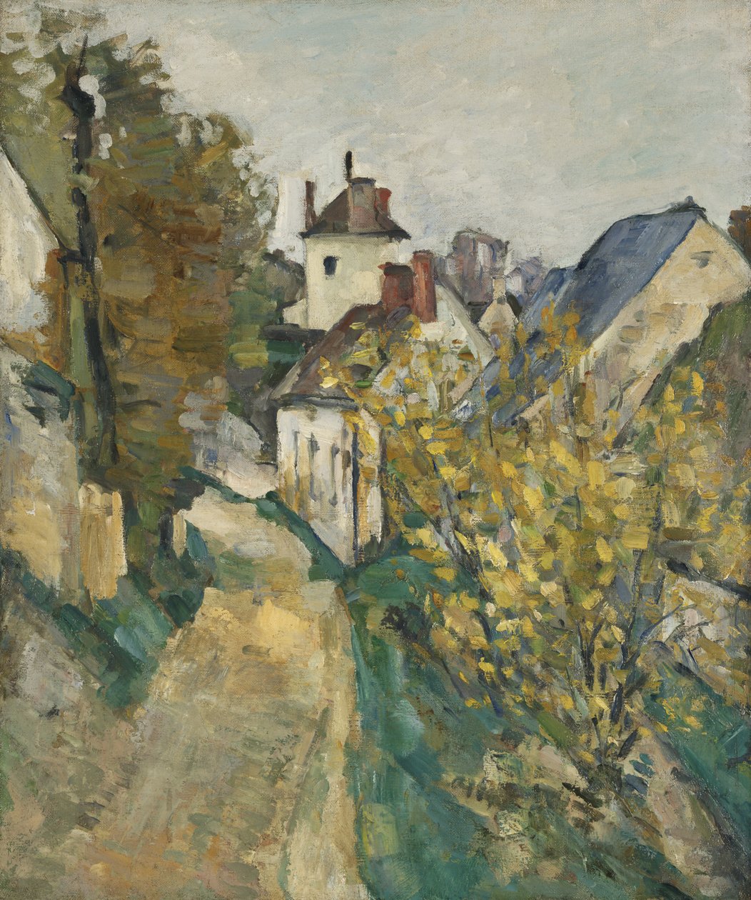 Huset til Dr. Gachet i Auvers-sur-Oise av Paul Cézanne