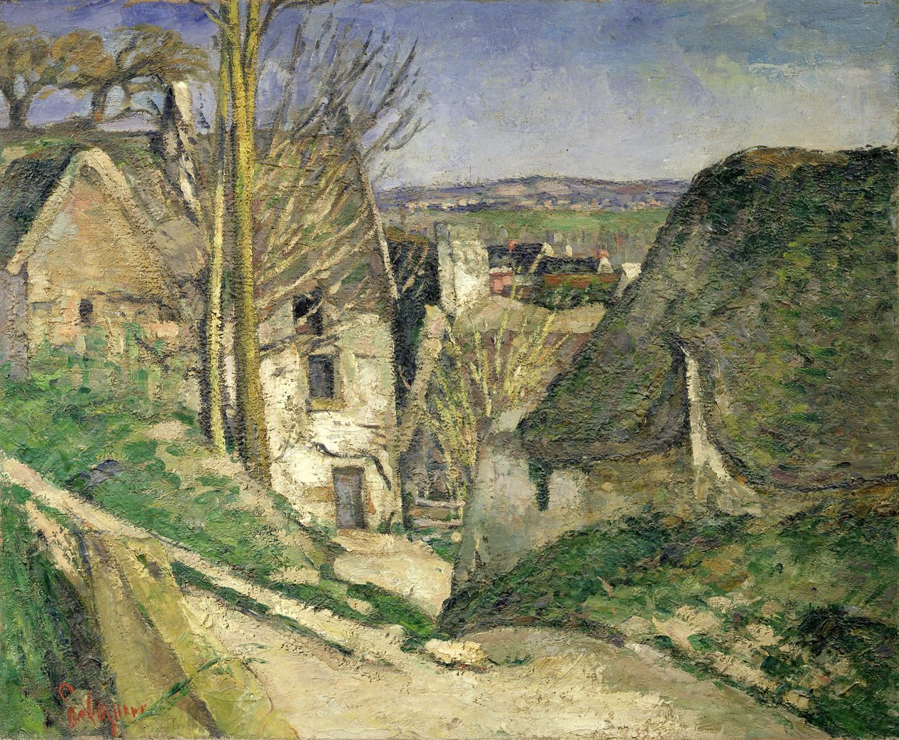 Huset til den hengte mannen, Auvers-sur-Oise av Paul Cézanne