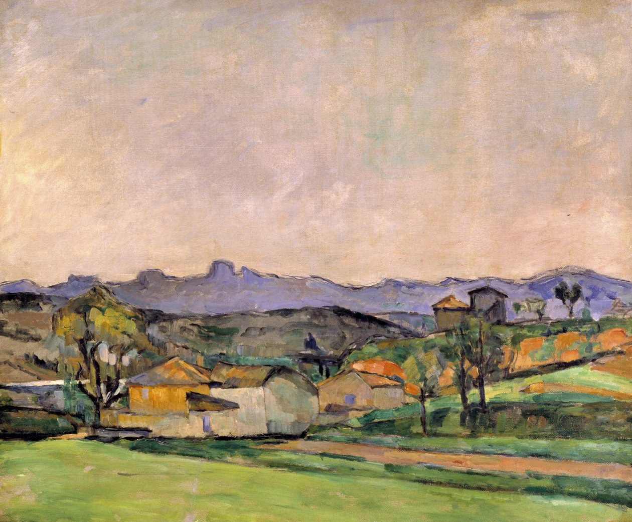 The Star Ridge with the King's Peak, ca. 1878-79 (olje på lerret) av Paul Cézanne