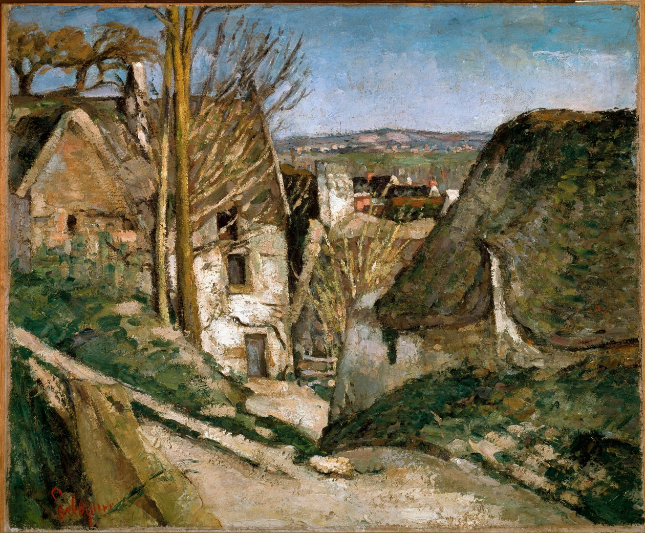 Huset til den hengte mannen (olje på lerret av Paul Cézanne