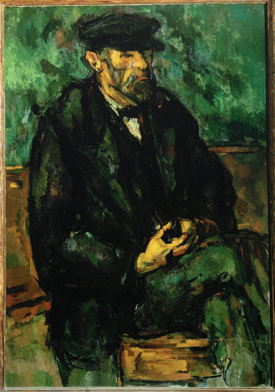 Sjømannen (maleri på lerret) av Paul Cezanne