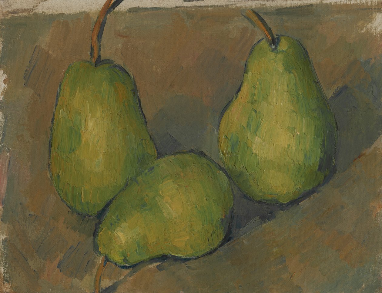 Tre pærer av Paul Cezanne