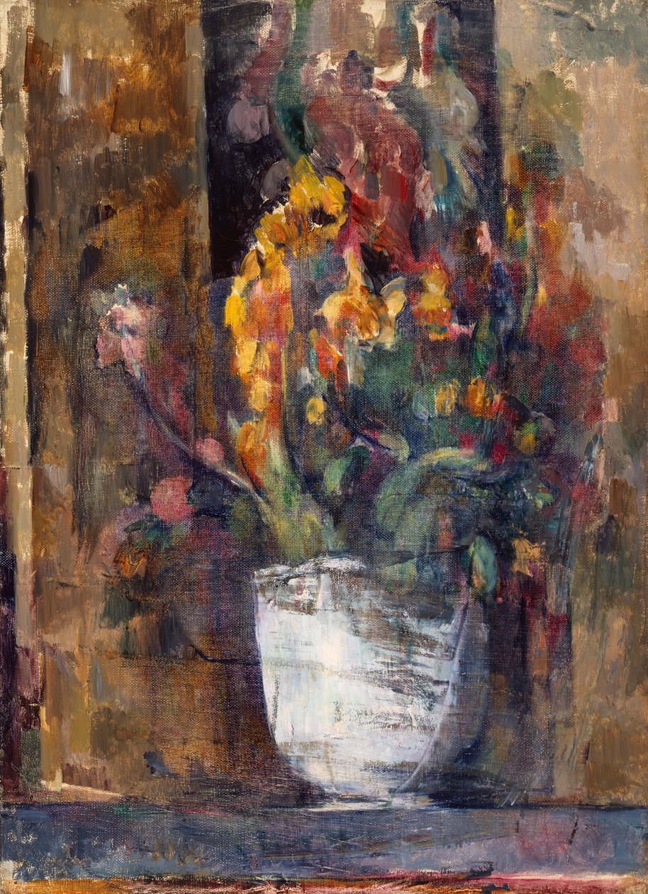 Vase med blomster, ca. 1897-98 (olje på lerret) av Paul Cézanne