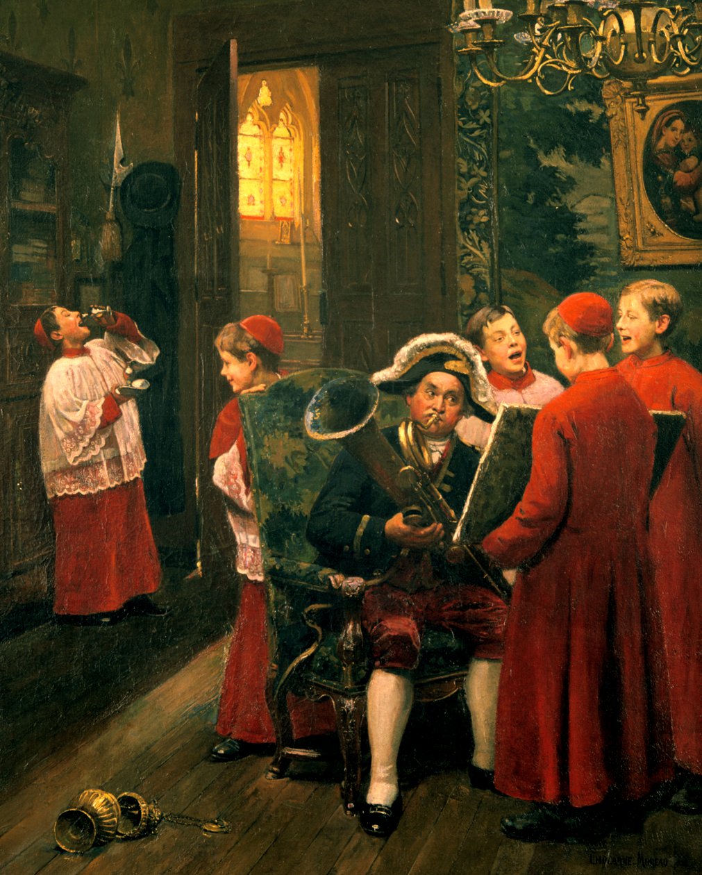 Children of Chorus, c1900-1930 av Paul Charles Chocarne Moreau