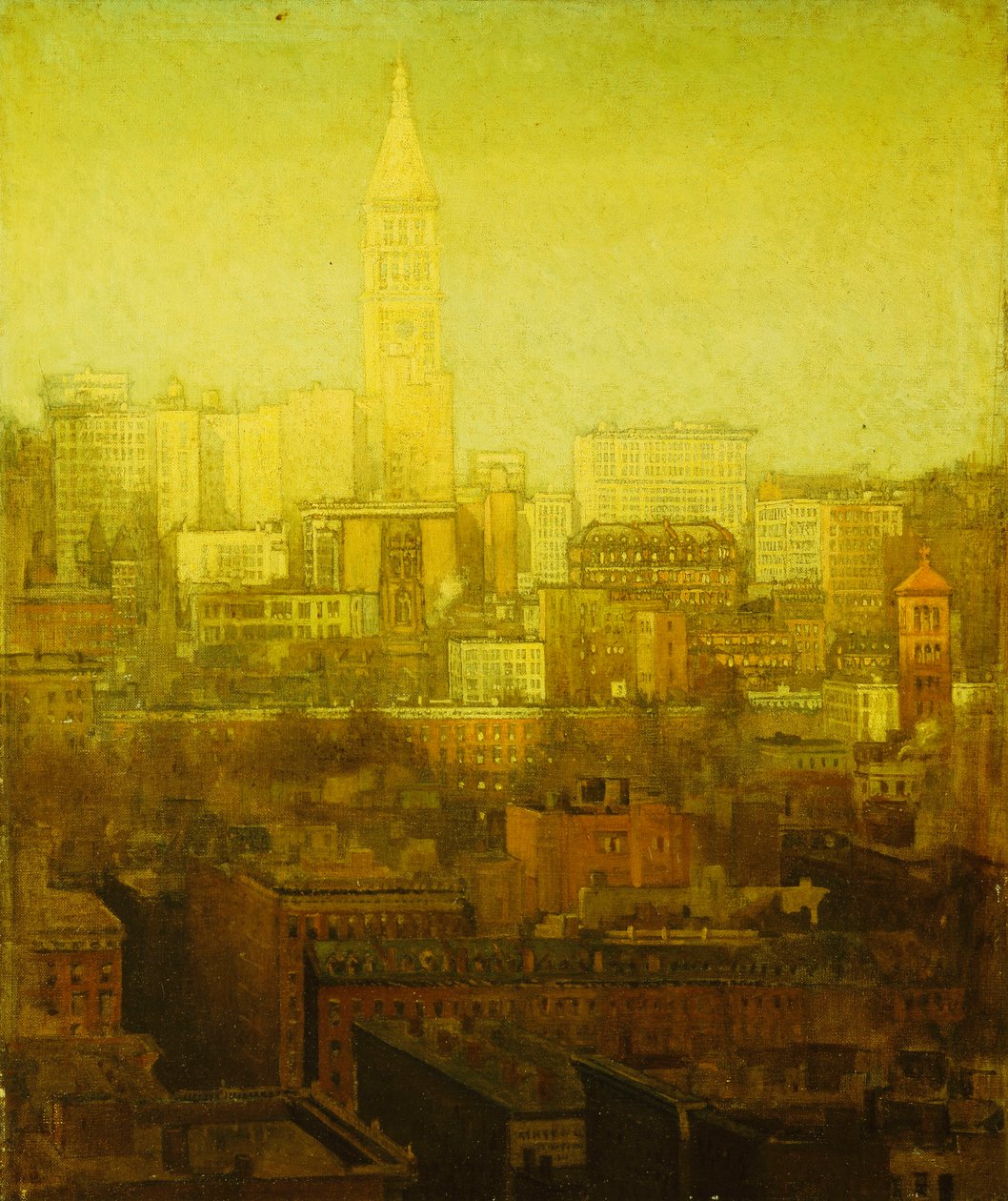 New York Cityscape, av Paul Cornoyer