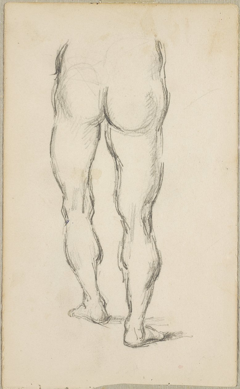 Etter Luca Signorelli: studie av ben, ca. 1883-86 av Paul Cézanne