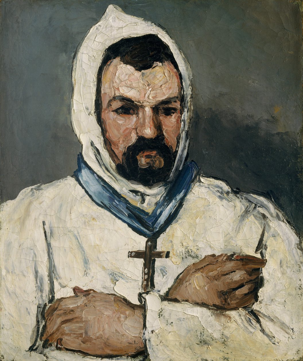 Antoine Dominique Sauveur Aubert født 1817, kunstnerens onkel, som munk, 1866. av Paul Cézanne