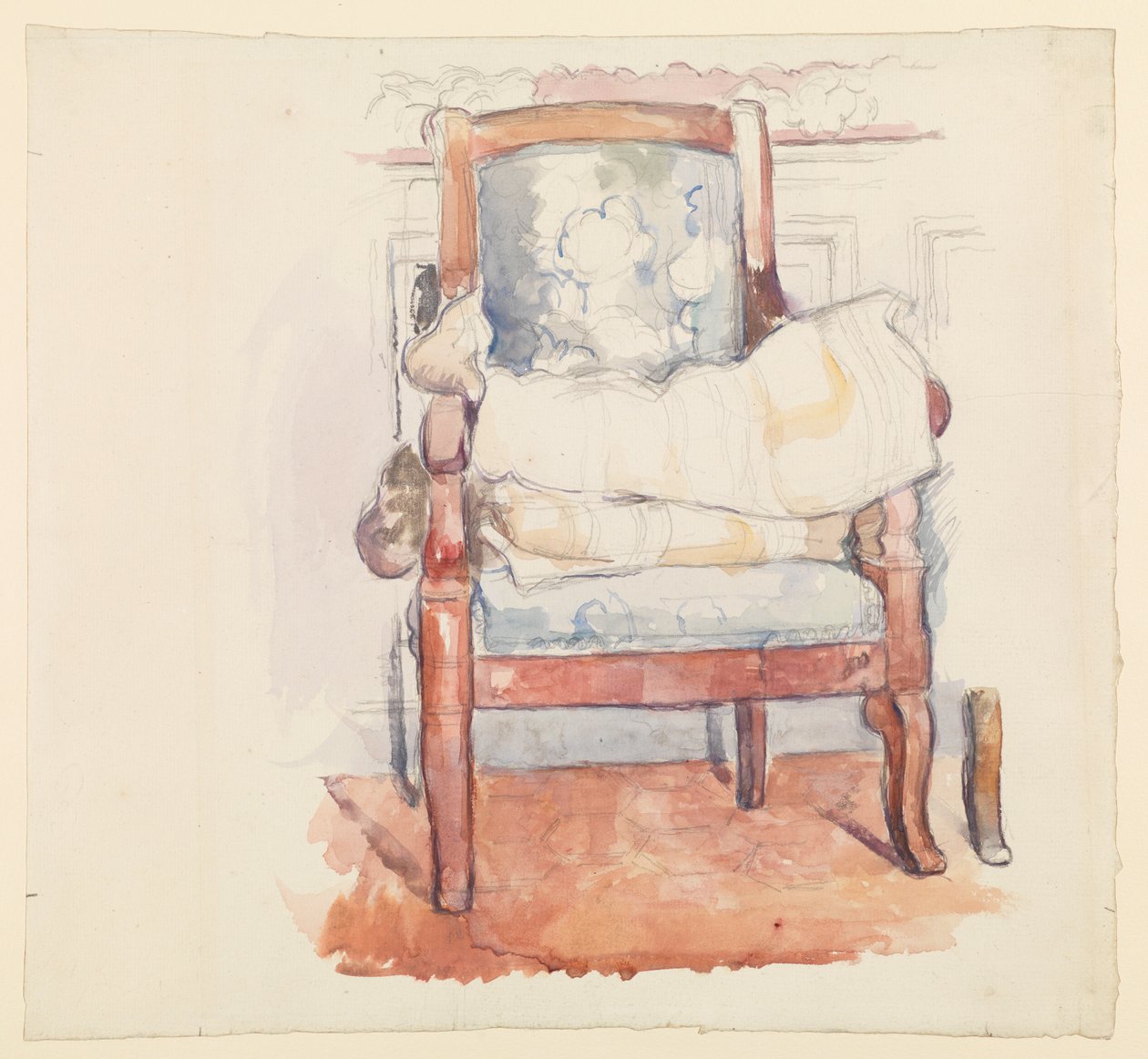 Lenestol, ca. 1885-90 ca av Paul Cézanne