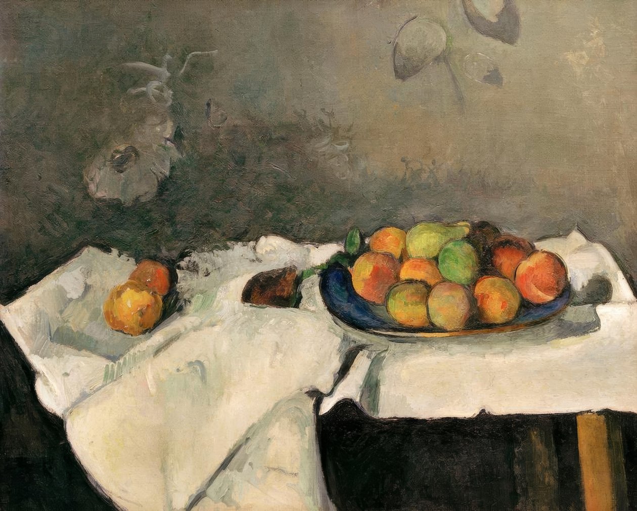 Tallerken med fersken av Paul Cézanne