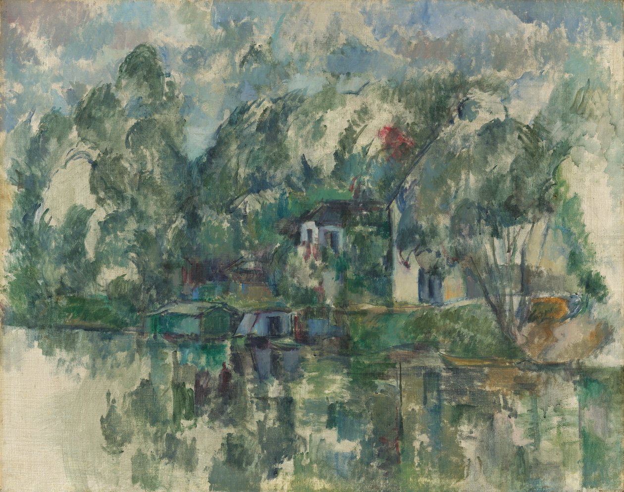 Ved vannkanten av Paul Cézanne