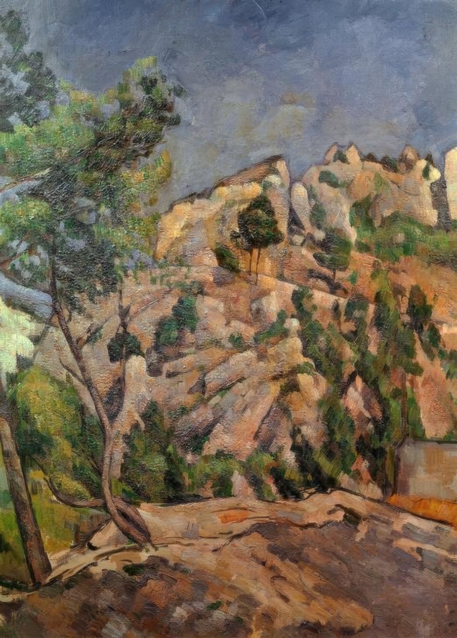 På bunnen av ravinen av Paul Cézanne