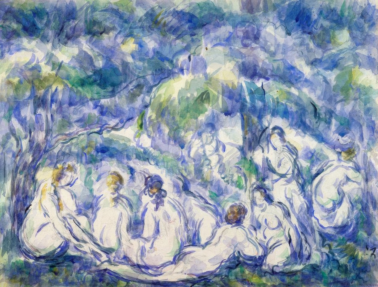 Badende av Paul Cézanne