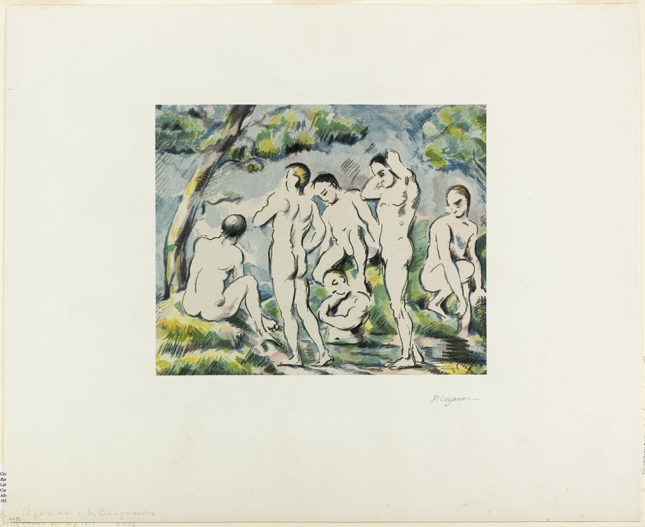 Badende av Paul Cézanne