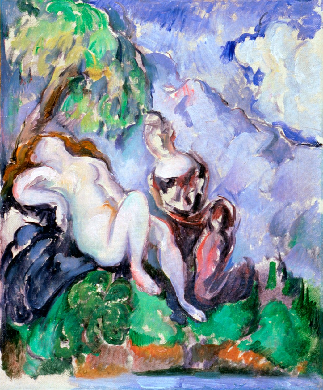 Bethsabee, 1885-1890 av Paul Cézanne