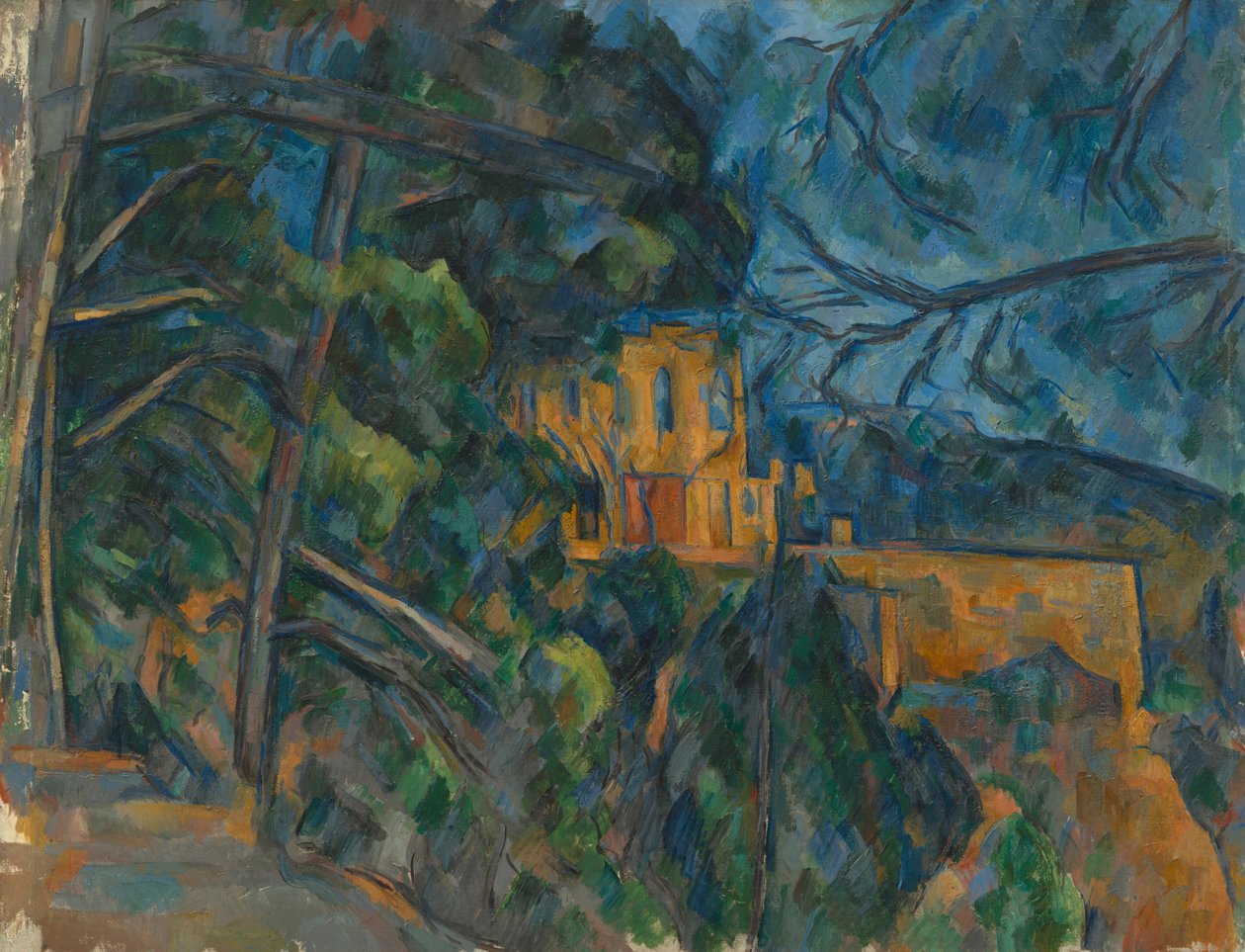 Svart slott av Paul Cézanne
