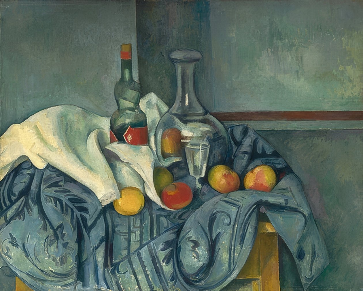Peppermynteflasken. 1893/95 av Paul Cézanne