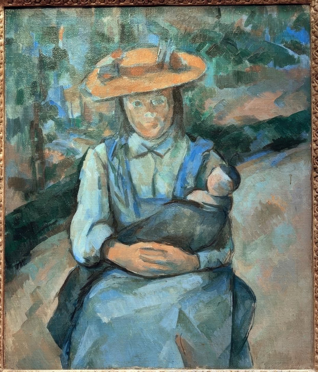 Jente med dukke av Paul Cézanne