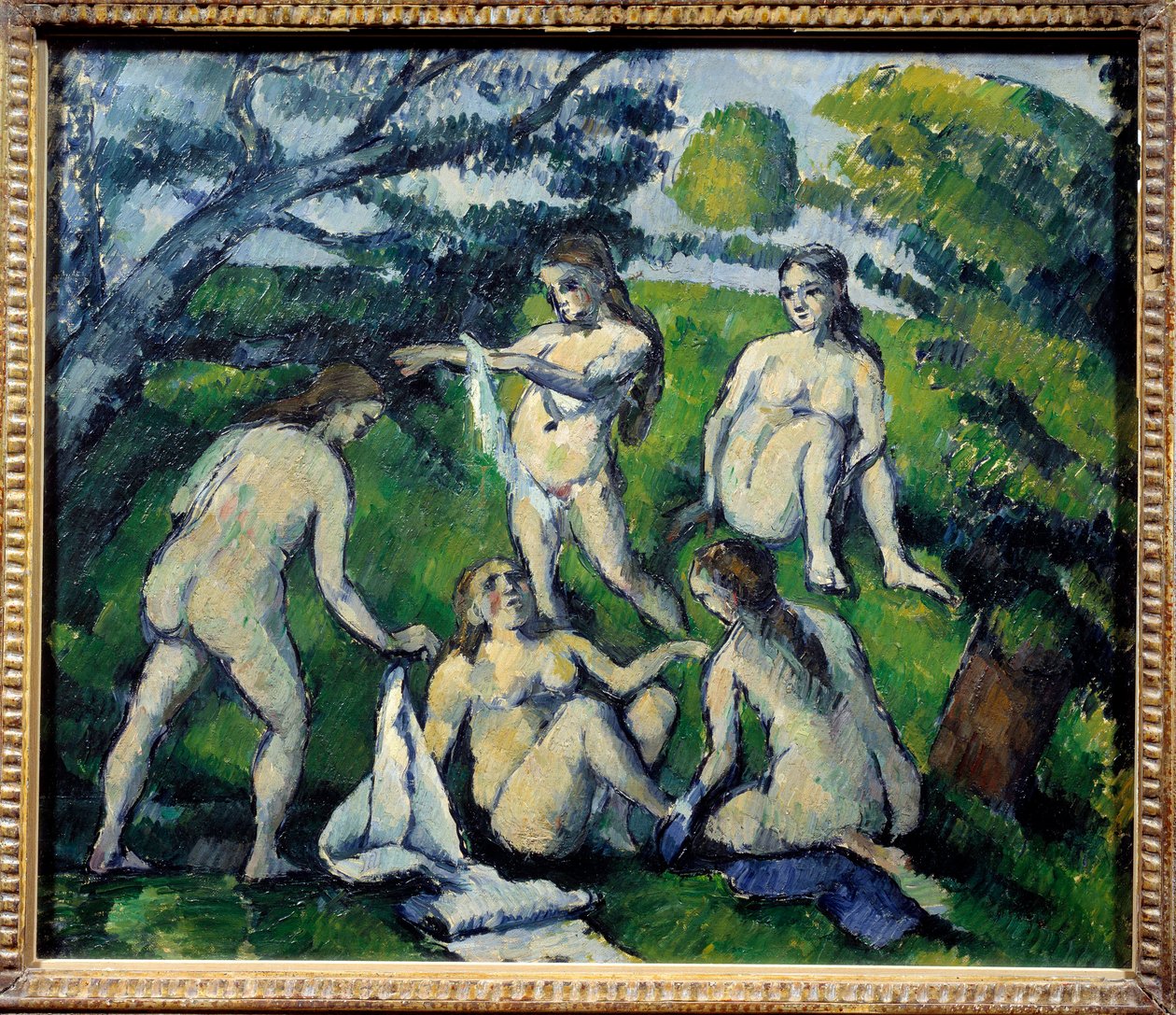 Fem badende maleri av Paul Cezanne av Paul Cézanne