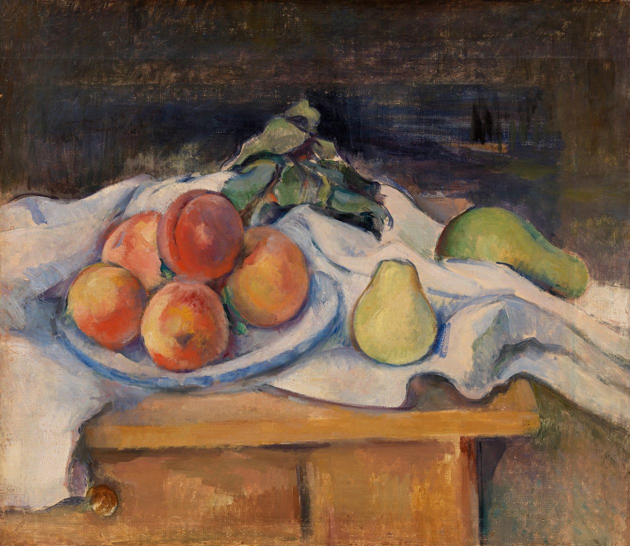Frukt på et bord av Paul Cézanne