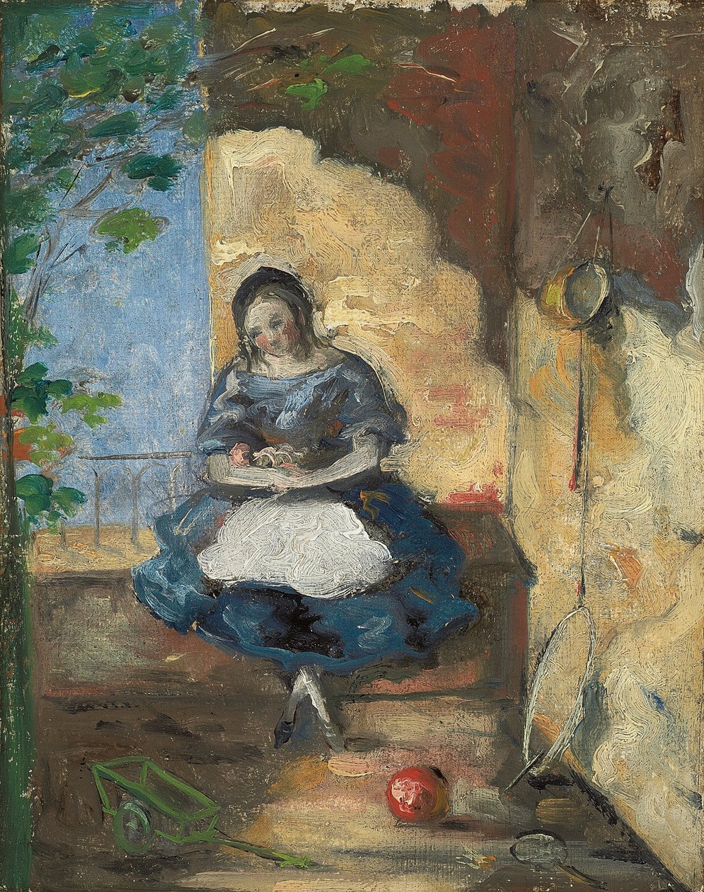 Pike; Pike, 1872-3 av Paul Cézanne