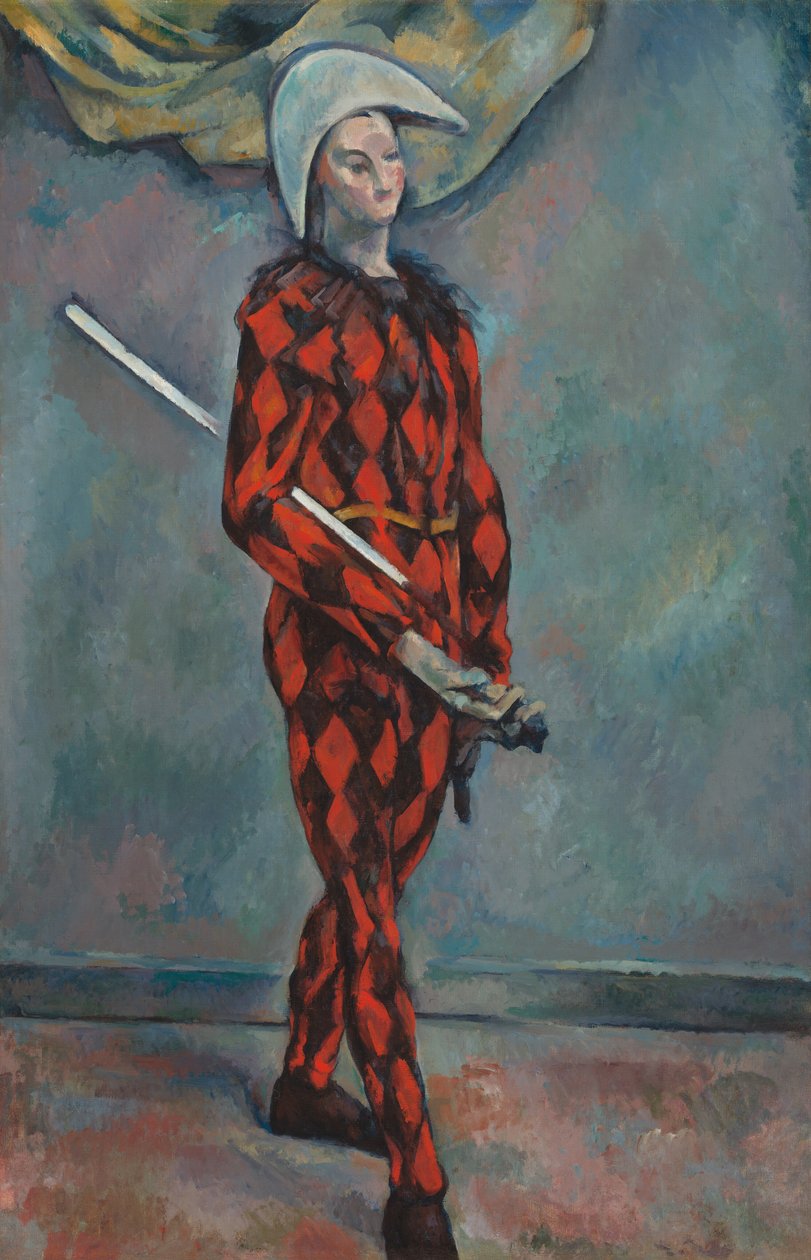 Harlekin, 1888-1890. av Paul Cézanne