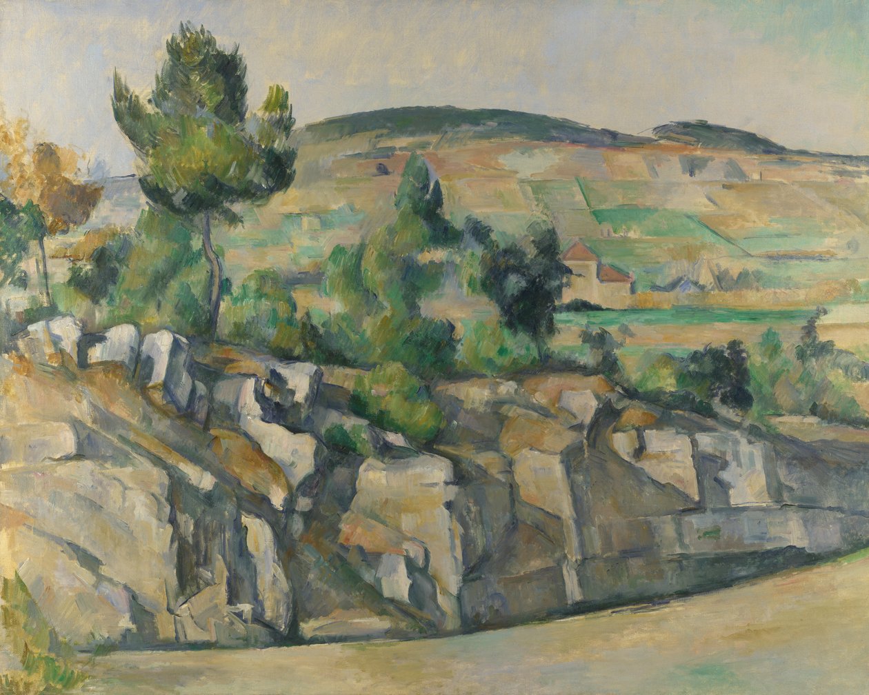 Åsside i Provence, ca. 1890 av Paul Cézanne