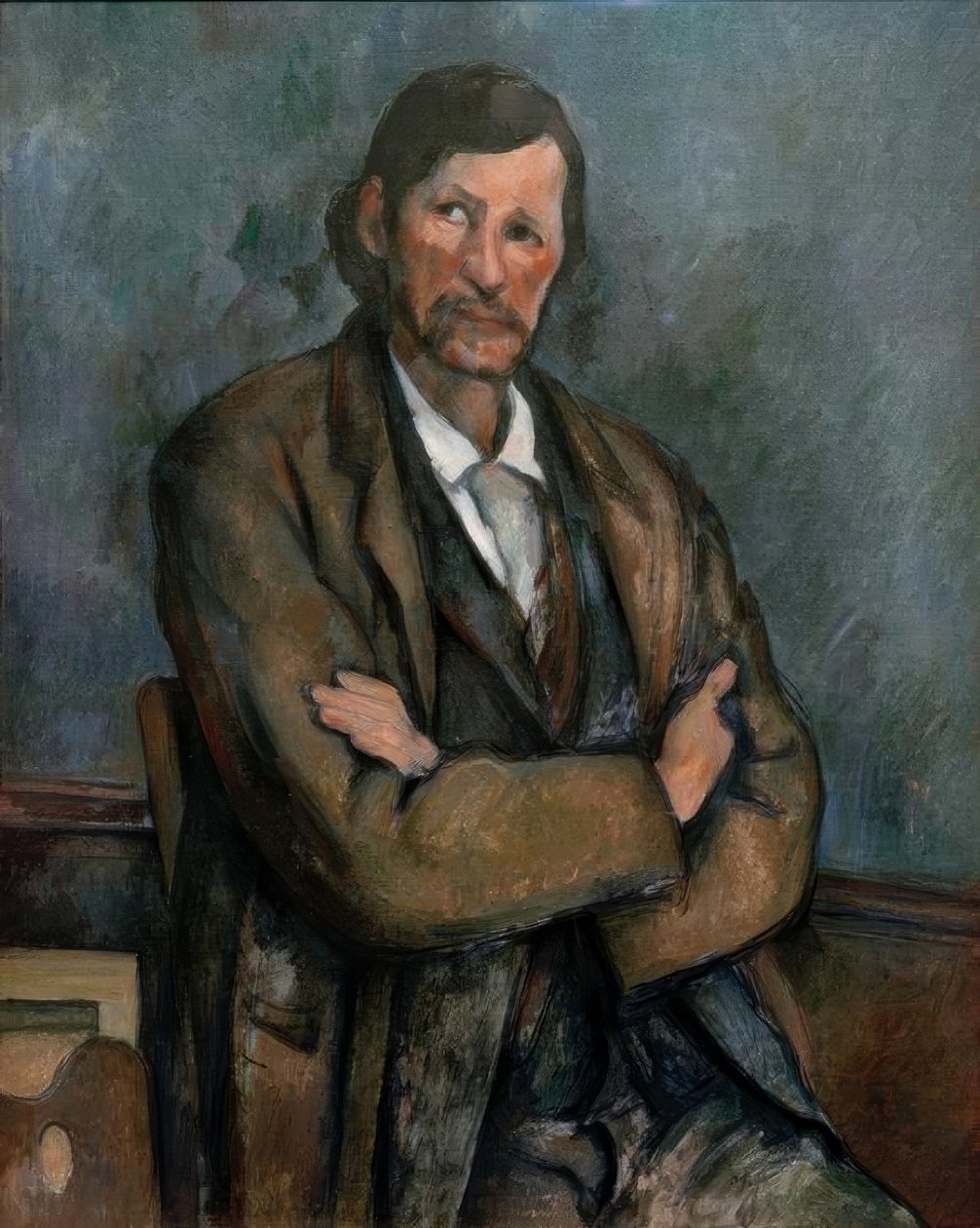 Mann med korslagte armer av Paul Cézanne
