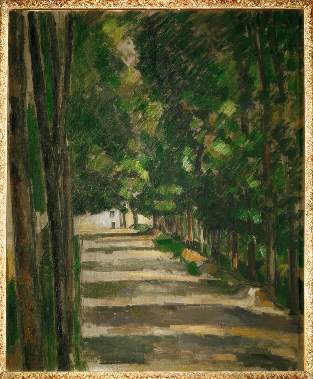 The Alley av Paul Cézanne